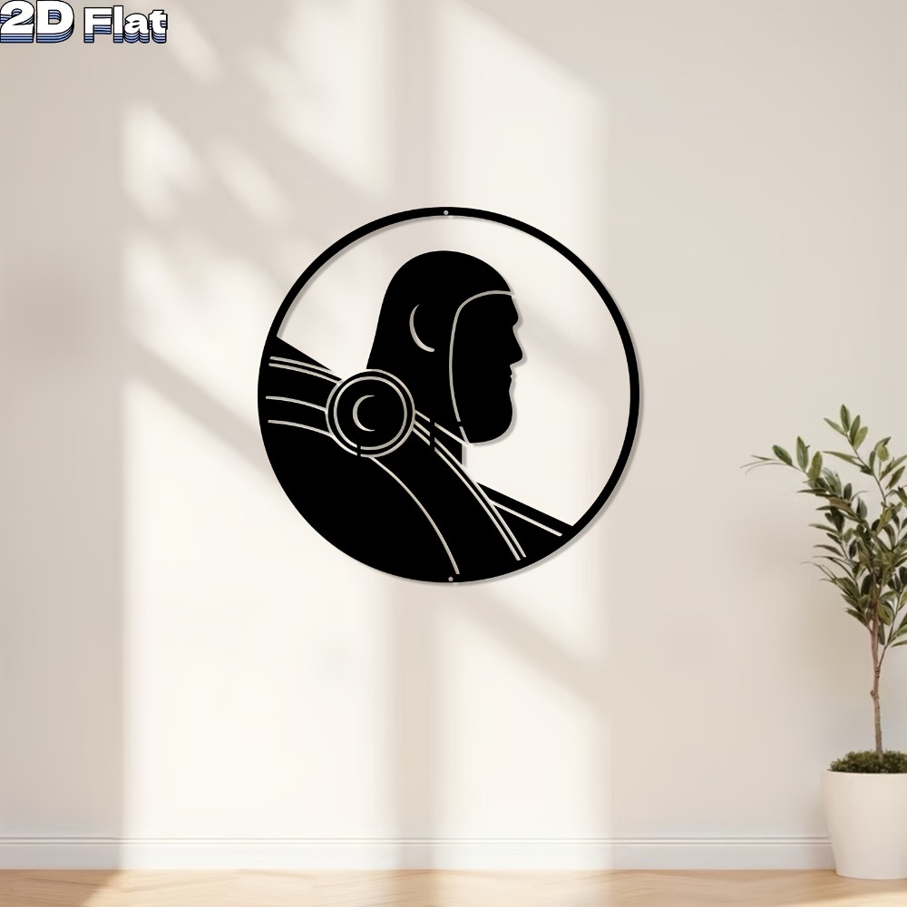 Office Tech For Home - Modern Robot Alüminyum Duvar Sanatı Hava