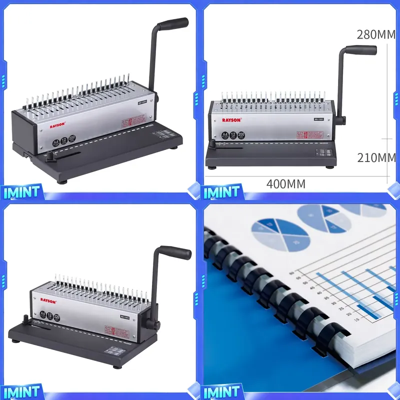 Binding Machine Comb - Fabrika Tipi Tel Spiral Cilt Makinesi