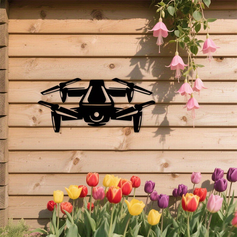 Office Of Tech - Modern Drone Silüeti Alüminyum Duvar Sanatı