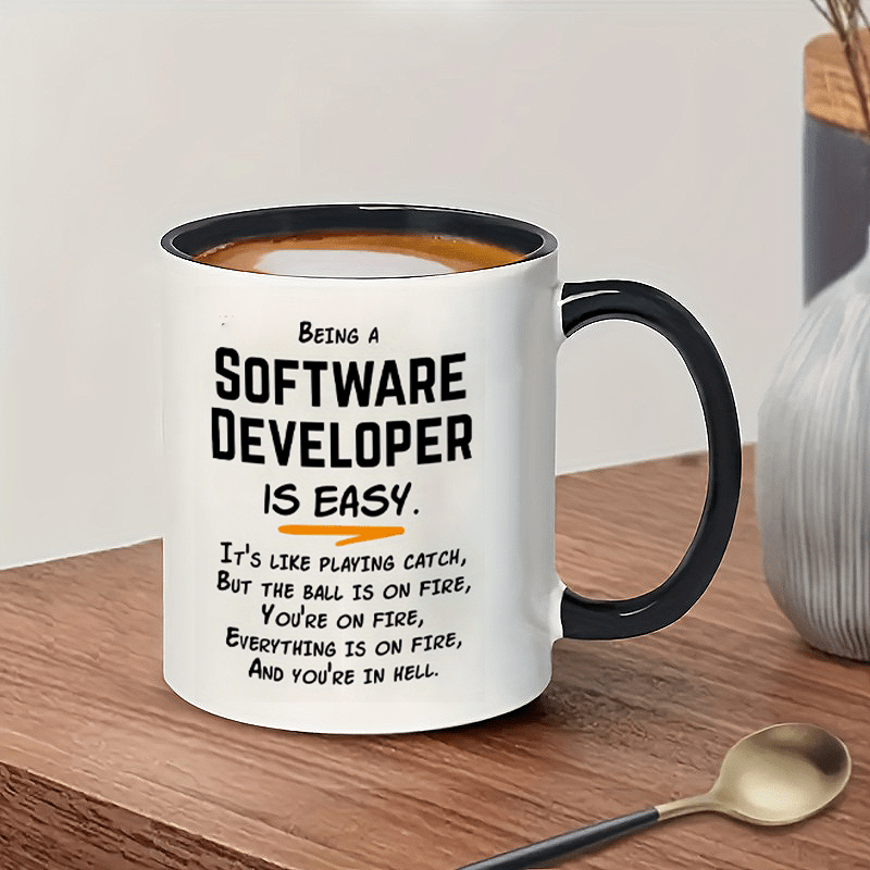 Office Of Tech - Yazılım Geliştiricisi Mizahı 11oz Seramik Kupa