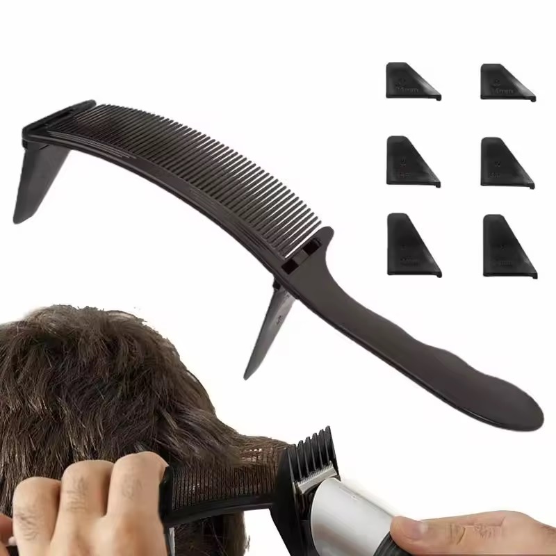 Binding Machine Comb - Berber Düz Kesim Tarağı Kavisli Saç