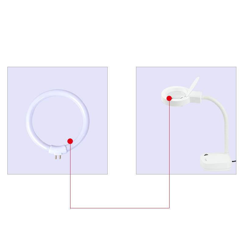 Beyaz Küçük Masa Lambaları Amp - Ring Light Desk Small incelemesi ve fiyatı